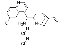 Molecular Structure of 18797-90-5 ((1S)-(6-Methoxyquinolin-4-yl)(5-vinylquinuclidin-2-yl)MethanaMine dihydrochloride)